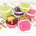 2 Layer suqare school lunch box/takeaway food container/food container box